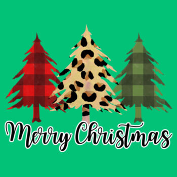 3 Kerstbomen Vrouw T-shirt // Kerst Design