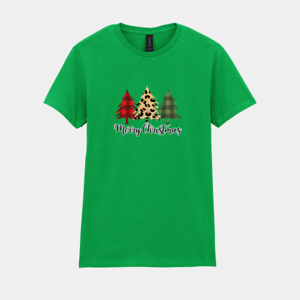 3 Kerstbomen Vrouw T-shirt // Kerst Thumbnail